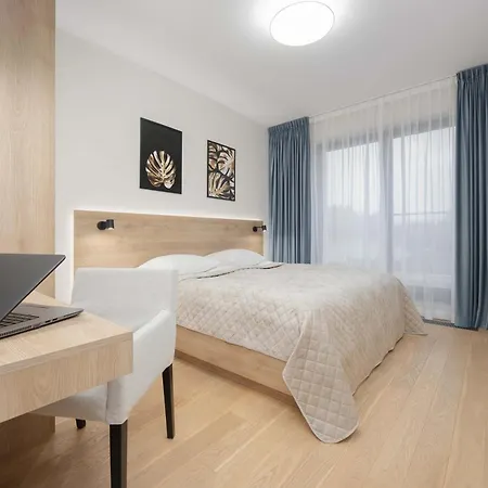 Air Conditioned With Parking And Desk For Remote Work In By Renters * Warsaw